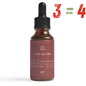 Olio di cbd organico 10% - spettro completo - 10ml