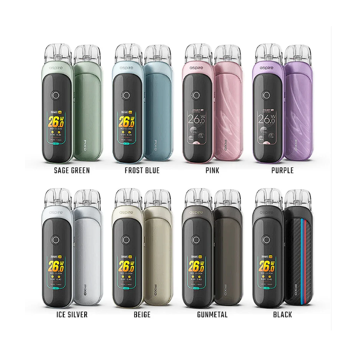 Pixo Pod Kit - Aspire | 30W Pod with Touchscreen and 3ml Cartridges