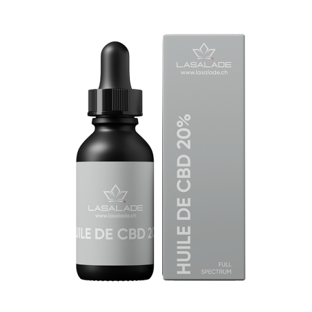 Olio di CBD 20% Biologico | Spettro Completo | Vendita Online Lasalade