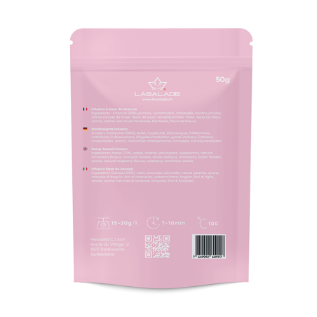 Hanftee Berry Bloom 50g – Fruchtiger Hanf-Kräutertee