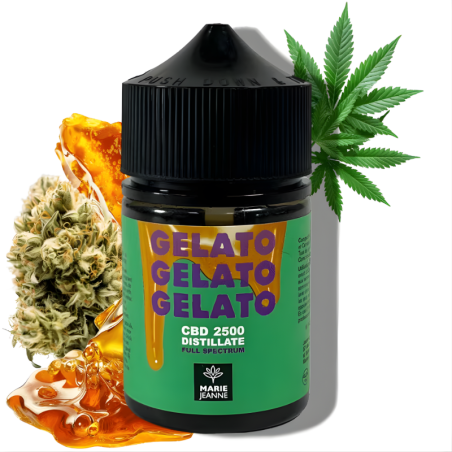 CBD Vollspektrum E-Liquid Gelato 50ml - 2500mg