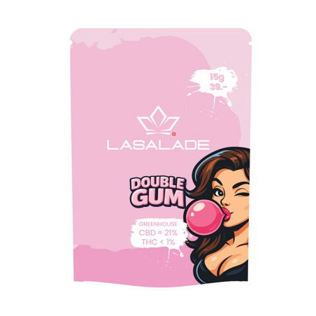 CBD Blüten Double Gum: Süße Aromen, 21% CBD, Schweiz