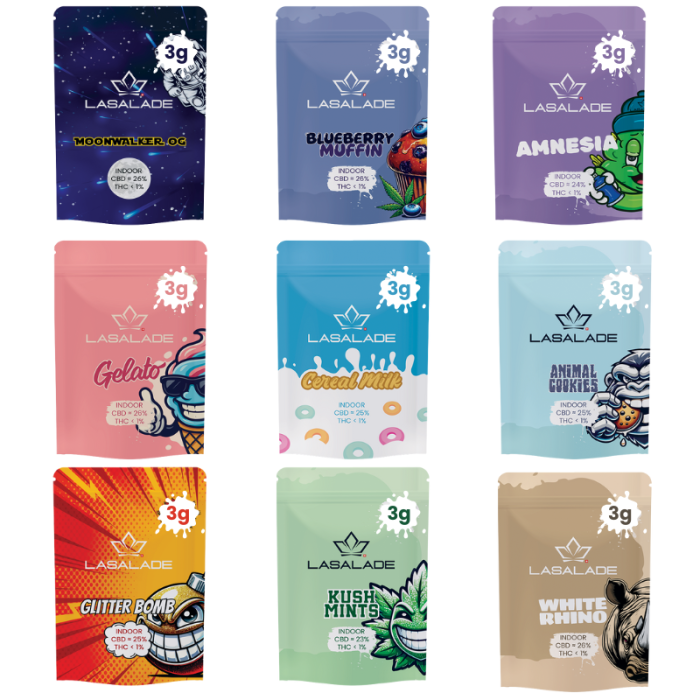 Swiss CBD Indoor Pack: 9 Premium Strains, 10% Discount