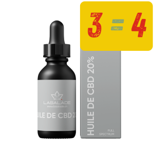 Olio di CBD 20% Biologico | Spettro Completo | Vendita Online Lasalade