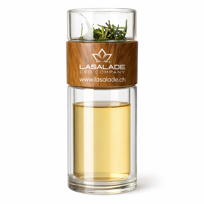 Portable Tea Bottle with Infuser, Leak-proof & Eco-friendly