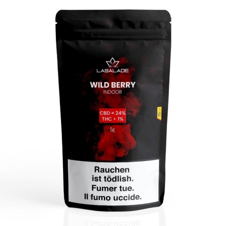 Cannabis flowers cbd indoor - wild berry 5g - free shipping